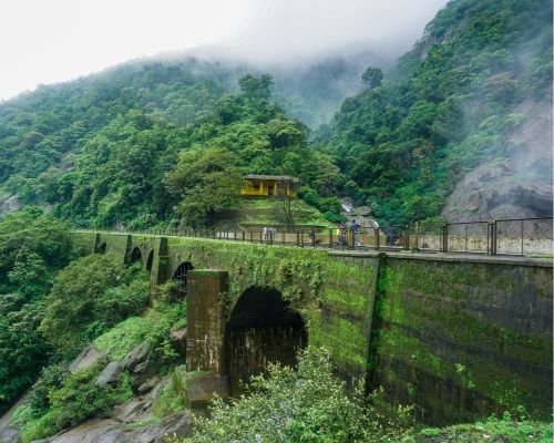 Railway track without Dudhsagar falls.