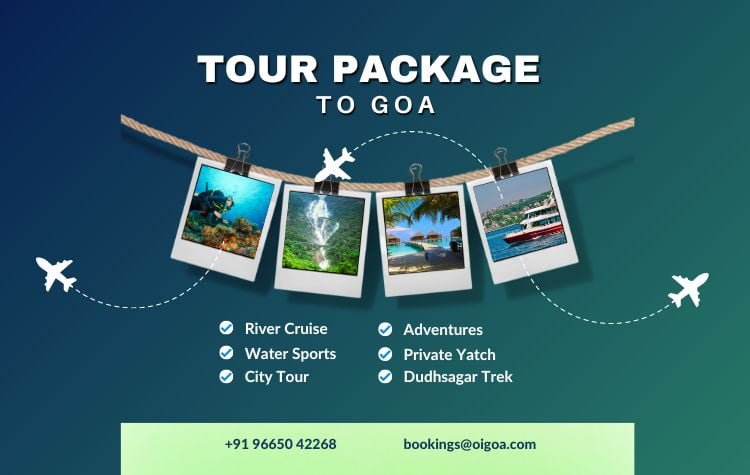 Goa tour packages clipped to a rope